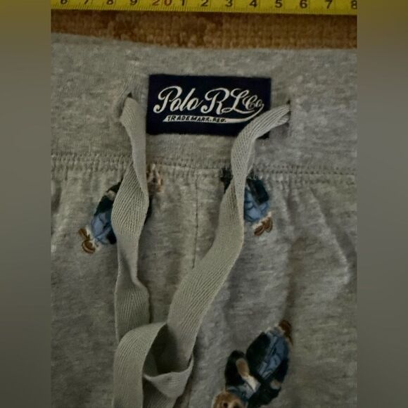 Ralph Lauren Polo Bear Cotton Jersey Pajama Sleep Set L - Picture 9 of 14